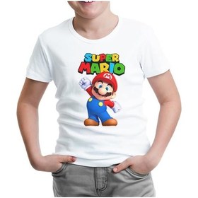 Resim Lord Tshirt Super Mario - Win Win Beyaz Çocuk Tshirt 