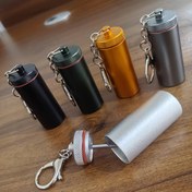 Resim 2 adet Alüminyum Alaşımlı Anahtarlık Depolama Kapları, Dayanıklı, Sızdırmaz, Renkli Seçenekler ile, Seyahat ve Açık Hava Aktiviteleri için İdeal, Dış Mekan Ekipmanı|Şık Anahtarlık|Dayanıklı İnşaat, Seyahat Aksesuarı 