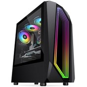 Resim Infinite Spacex5 3 RGB Fanlı Oyuncu ATX Bilgisayar Kasası 