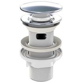 Resim İzyapı Klik Klack Taşmalı Metal Bas Aç Lavabo Sifonu 