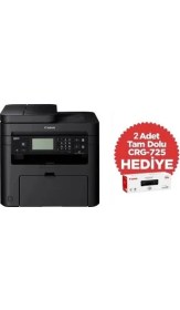 Resim Canon MF237W A4 Siyah Çok Fonksiyonlu Faxlı Laser Yazıcı USB 2.0,ethernet,kablosuz Demo+2 Tonerli 