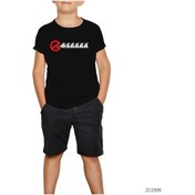 Resim Ghostbusters Pacman Siyah Çocuk Tişört Siyah 