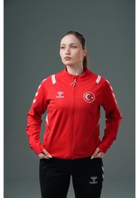 Resim Hummel Dream Milli Takım Kamp Eşofman Üstü Kırmızı 