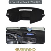 Resim Renault Megan 3 2008-2015 Torpido Koruma Halısı Gri Kenar 