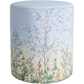 Resim Renkli Çiçek Detaylı Puf Kumaşı Süettir. Uluslararası Solmama Sertifikasına Sahiptir. Çok Renkli 