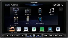 Resim Alpine iLX-705D 7” 2-DIN Multimedya Sistemi, Apple CarPlay Wireless, Android Auto, DAB+, Bluetooth, Class-D Amplifikatör, Hi-Res Audio 