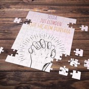 Resim Kişiye Özel Romantik Tasarımlı Puzzle -P23 E-Hediyeci