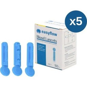 Resim Easyflow Lanset Parmak Delme Iğnesi 100'lü 5 Kutu 