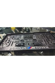 Resim Bmg Otomotiv Bmw Born In M Town Ön Ve Arka Kare Plakalık 