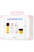 Resim Hype Store Glass Skin On Go-Seyahat Boy Cilt Bakım Seti/Temizleyici/Sakinleştirici/Nemlendirici 