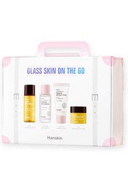 Resim Hype Store Hanskin Glass Skin On The Go-Seyahat Boy Cilt Bakım Seti/Temizleyici/Sakinleştirici/Nemlendirici 