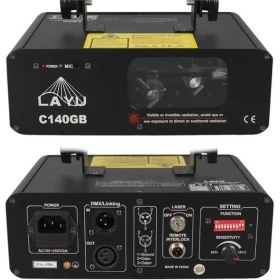 Resim Layu C140GB Yeşil-Mavi Çift Renk Beam Efekt Lazeri 