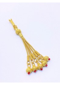 Resim Altın Yaldız Beşli Püskül 