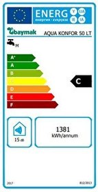 Resim Baymak Aqua Konfor 50 Lt Termosifon 