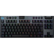 Resim Logitech G915 x Lıghtspeed Tkl Rgb Aydınlatmalı Pc ve Mac ile Uyumlu Kablosuz Ingilizce Oyun Klavyesi, Siyah 