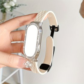 Resim 1 adet Elmas Desenli Silikon Manyetik Bant, for Xiaomi Bileklik 8/7/6/5/4/3 için uygundur. Moda, Su Geçirmez, Nefes Alabilir ve Yumuşaktır, Kadınların Günlük Seyahat ve Seyahat Giyiminde Uygun. Parmakta Parıltılı Elmas Bant, Günlük Giyim Bantı, Moda Aksesuarı, Şık Bileklik, Trend Bileklik, Hafif Malzeme, Nefes Alabilir Bant, Güvenli Manyetik Toka, Ayarlanabilir Bileklik, Kadın Bileklik, Fitness Tutkunları 