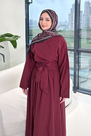 Resim Grace Bolero Etekli Takım - Bordo 