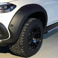 Resim Mercedes X-Class Uyumlu Çıkıntılı Civatasız Çamurluk Kaplama Çift Depo Dodik 