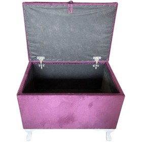 Resim Sandıklı Puf(Bench)-Ayakucu Pufu-60cm-Kadife Kumaş-Tek Parça 