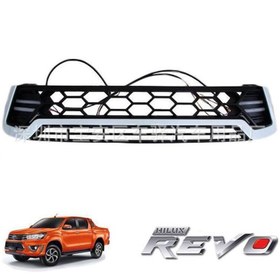 Resim Toyota Hilux Revo 2015 ve Sonrası Gündüz Ledli Ön Panjur Beyaz 