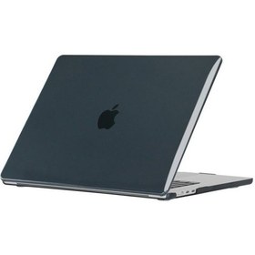Resim Apple Uyumlu MacBook 15&prime Air M3 A3114 Zore Msoft Kristal Kapak Siyah 