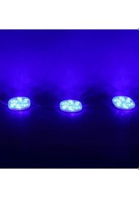 Resim Powermaster Pm-14706 12 Volt 3 Watt Mavi Sabit 6565-2835 Modül Led 65x65x12mm 