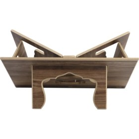 Resim Berat Ahşap Rahle - Kelebek Rahle - Masa Üstü Rahle - 2 Adet 