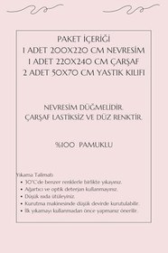 Resim Çift Kişilik Ranforce Nevresim Takımı%100 Pamuklu Güneş 