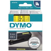Resim DYMO D1 Sarı\u002FSiyah Yedek Şerit 9mm x 7mt (40918) 
