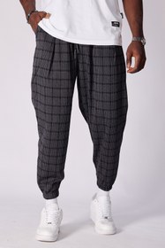 Resim Superbluemexico Unisex Jakar Desenli Pileli Şalvar Pantolon 