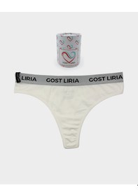 Resim Gost Liria İvory Kadın String Külot Ekru Ekru 