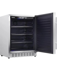 Resim Berfmann Outdoor Tezgah Altı Ankastre Buzdolabı (Kapılı) - BUR113-SS 