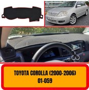 Resim Toyota Uyumlu COROLLA E120 E130 2000-2006 ÖN GÖĞÜS / PANEL / TORPİDO KORUMASI - KILIFI - HALISI 