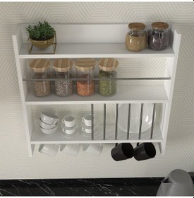 Resim Dekorister Dellana Mutfak Dolabı Beyaz 