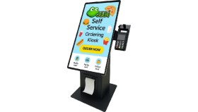 Resim Jedi 55 inç Dokunmatik Self-Servis Sipariş Kiosk 3840 x 2160 Çözünürlük VA Panel 