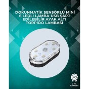 Resim Araç Içi Dekorasyon Için Manyetik ve Yapışkanlı LED Ambiyans Lambası 