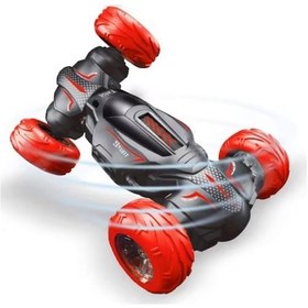Resim Twist Stunt Işıklı 360 Derece Şarjlı Uzaktan Kumandalı Akrobat Araba Çok Renkli 