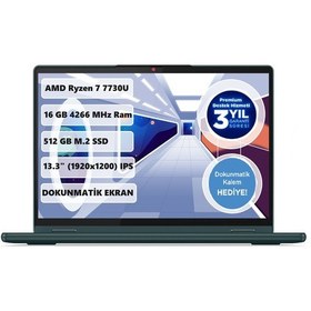 Resim Lenovo Yoga 6 13ABR8 83B2007ATX Ryzen 7 7730U 16 GB 512 GB SSD 13.3" Dos WUXGA Dizüstü Bilgisayar 