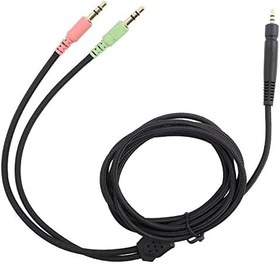 Resim Topiky Yedek Oyun Kulaklığı Kablosu, G4ME ONE PC 373D PC37X GSP350 500 600 Için Oyun Kulaklıkları Kablosu (bilgisayar versiyonu) 
