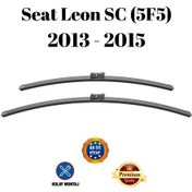 Resim Seat Leon Sc 5f5 2013 2014 2015 Uyumlu Araca Özel Ön Cam Muz Tipi Silecek Süpürgesi Takımı 65/40cm 2li Set Silbak 