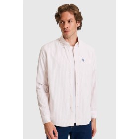 Resim U.s. Polo Assn. Erkek Açık Pembe Gömlek Desenli 50324781-VR078 