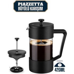 Resim Draco Piazzetta 420 Ml Büyülü Karışım French Press - DRCO9330-1129 