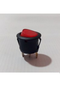 Resim Switch Anahtar Kırmızı Işıklı On-Off Kırmızı 
