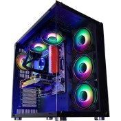 Resim Snt Ufo II Ocean Gaming 6 X Argb Midi Tower ATX Bilgisayar Kasası 