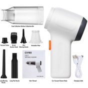 Resim Jokmae Aumotop Cv103 Taşınabilir Araç Temizleyici: 3ü1 Arada Emme/üfleme/şişirme , 60w 