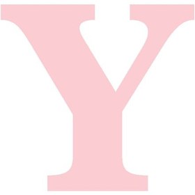 Resim Karton Harf Banner Pembe Y 