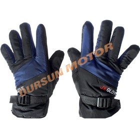 Resim Motosiklet Kişlik Kalin Eldiven Mavi-Kirmizi-Gri 514415821 