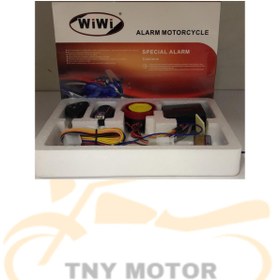Resim wiwi Motosiklet Alarm Seti Pilli-Uzaktan Çalıştırmalı 