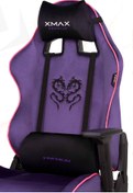 Resim XMAX / Rio Balerion Terletmez Kadife Kumaş Mor Gaming Oyuncu Koltuğu / 120 Kg Taşır 