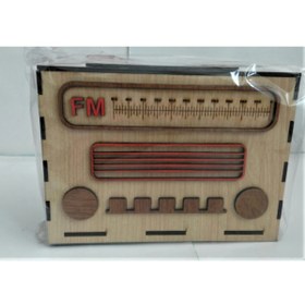 Resim LEVA HAUSE Radyo Model Ahşap Kumbara18x13 cm 